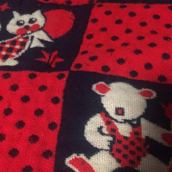 Knitted baby blanket true vintage - Picture 5 of 10